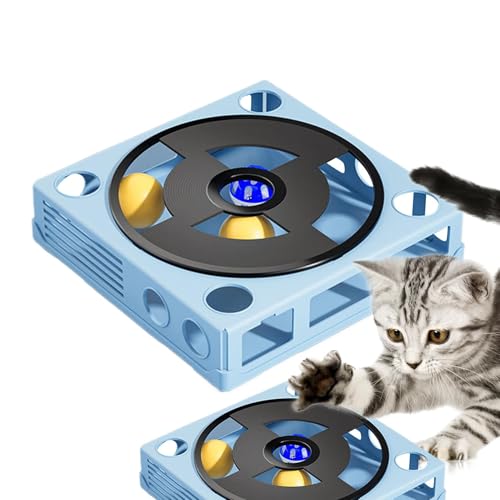 Leckerli-Puzzle-Spielzeug für Katzen | Katzen-Teaser Katzen-Leckerli-Puzzle | Phonograph interaktives Katzenspielzeug, Plattenspieler-Track-Kätzchen-Spielzeug, Puzzle-Spiel, Leckerli-Puzzle-Spielzeug für Katzen | Katzen-Teaser Katzen-Leckerli-Puzzle | Phonograph interaktives Katzenspielzeug, Plattenspieler-Track-Kätzchen-Spielzeug, Puzzle-Spiel, von WildHarmony