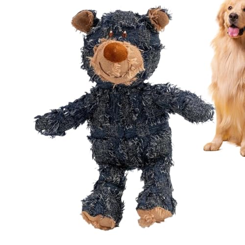Quietschendes Hundespielzeug – kaubares Spielzeug aus mit Geräuschen, ansprechendes Quietschspielzeug | Bissfester Plüschbär, quietschendes Kauspielzeug, interaktives Sound-Hundespielzeug, v Quietschendes Hundespielzeug – kaubares Spielzeug aus mit Geräuschen, ansprechendes Quietschspielzeug | Bissfester Plüschbär, quietschendes Kauspielzeug, interaktives Sound-Hundespielzeug, v von WildHarmony
