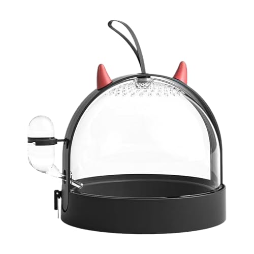 Small Animal Travel Cage – 180 Degree Revolving Door, Hamster Carrier Box | Pet Carrier for Hedgehogs, Sugar Gliders, Mice, and Squirrels, Portable Cage for Outings and Adventures with Pets Small Animal Travel Cage – 180 Degree Revolving Door, Hamster Carrier Box | Pet Carrier for Hedgehogs, Sugar Gliders, Mice, and Squirrels, Portable Cage for Outings and Adventures with Pets von WildHarmony