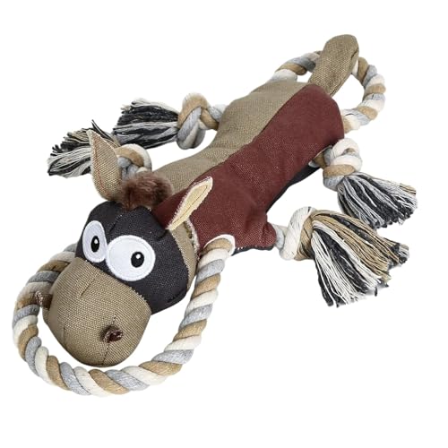 WildHarmony Hundespielzeug quietschend, Hundespielzeug mit Squeaker | Interaktives Hundepuzzlespielzeug,Tug of War Welpen Spielen Tool für Aggressive Kauen, interaktiver Esel -Form -Pet WildHarmony Hundespielzeug quietschend, Hundespielzeug mit Squeaker | Interaktives Hundepuzzlespielzeug,Tug of War Welpen Spielen Tool für Aggressive Kauen, interaktiver Esel -Form -Pet von WildHarmony