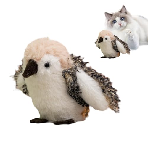 WildHarmony Katzenspielzeug für Innenkatzen, Katzenspielzeugflugvogel - Plüschkätzchenspielzeug - Simulierte sichere hautfreundliche Haustierversorgungen für Kätzchen Spaß und Engagement in WildHarmony Katzenspielzeug für Innenkatzen, Katzenspielzeugflugvogel - Plüschkätzchenspielzeug - Simulierte sichere hautfreundliche Haustierversorgungen für Kätzchen Spaß und Engagement in von WildHarmony