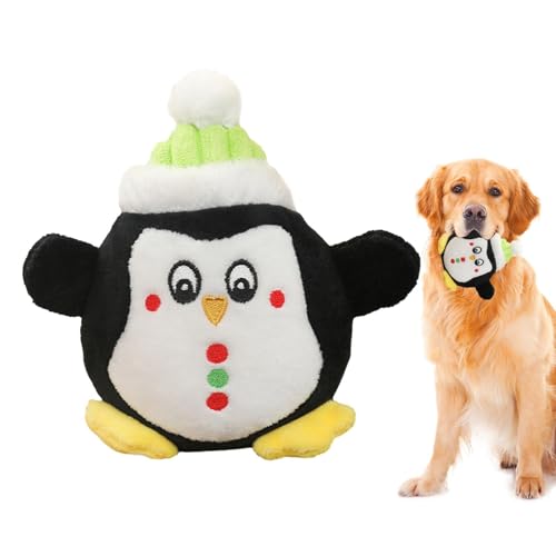 WildHarmony Quietschendes Hundespielzeug | Gefülltes Weihnachts-Thema Plüsch Interaktives Hundespielzeug | Kauspielzeug für Welpen Zahnen Verhaltenstraining für kleine, mittelgroße und große Hunde WildHarmony Quietschendes Hundespielzeug | Gefülltes Weihnachts-Thema Plüsch Interaktives Hundespielzeug | Kauspielzeug für Welpen Zahnen Verhaltenstraining für kleine, mittelgroße und große Hunde von WildHarmony
