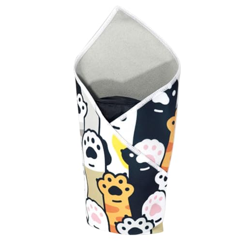 Wrap Cat Grooming Tool – Anti-Escape Blanket for Claw Trimming, Soft -Stick Control Mat for Feline Care, Restraint Wrap for Bath Time, Medicine Feeding, Calm Handling, Vet Visits, Scratch von WildHarmony
