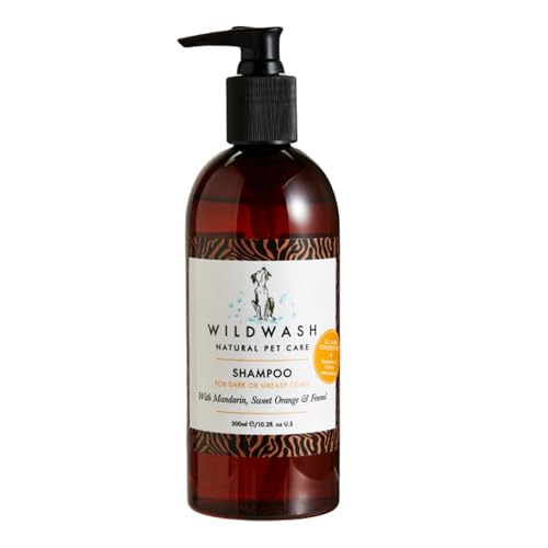 WildWash 5060341660009 Haustier Hund Shampoo für dunkle oder fettiges Fell von WildWash