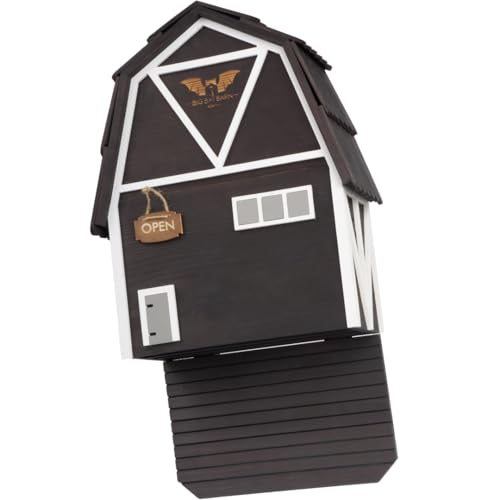 Big Bat Barn Bat House for Outdoors - Der Komplette Fledermauskasten für den Außenbereich - Säubere deinen Garten von Mücken - Fledermauskasten ohne Lack innen Big Bat Barn Bat House for Outdoors - Der Komplette Fledermauskasten für den Außenbereich - Säubere deinen Garten von Mücken - Fledermauskasten ohne Lack innen von WildYard