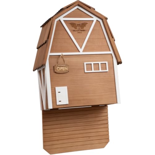 Big Bat Barn Bat House for Outdoors - Der Komplette Fledermauskasten für den Außenbereich - Säubere deinen Garten von Mücken - Fledermauskasten ohne Lack innen von WildYard