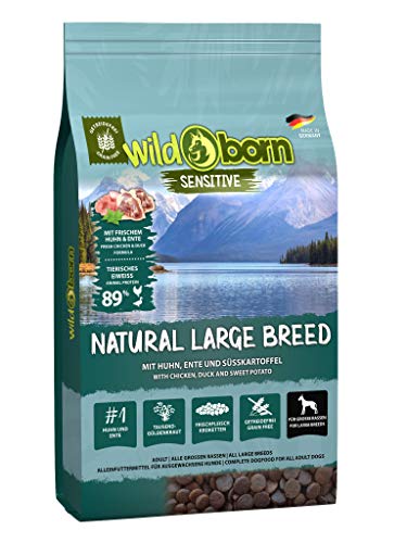 Wildborn Hundefutter getreidefrei Natural Large Breed 1 x 2 kg für große Hunderassen | mit hohem Fleischanteil | Made in Germany Wildborn Hundefutter getreidefrei Natural Large Breed 1 x 2 kg für große Hunderassen | mit hohem Fleischanteil | Made in Germany von Wildborn