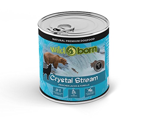 Wildborn Crystal Stream mit Lachs & Forelle 6 x 400 g von Wildborn
