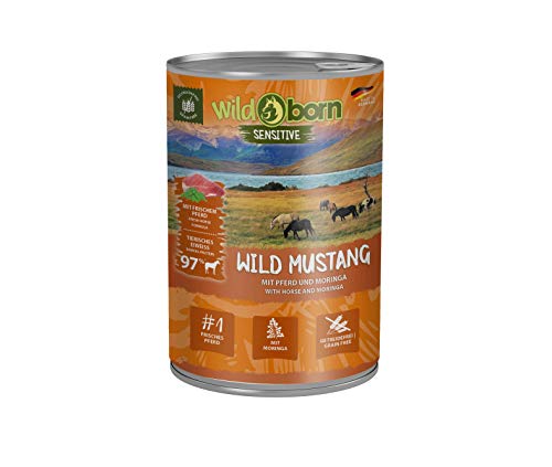 Wildborn Dose Wild Mustang mit Pferdefleisch 400g (Menge: 6 je Bestelleinheit) von Wildborn