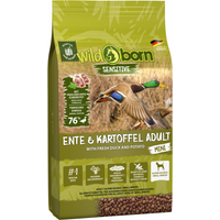 Wildborn Ente & Kartoffel MINI 2kg - getreidefreies Hundefutter für kleine Hunde von Wildborn