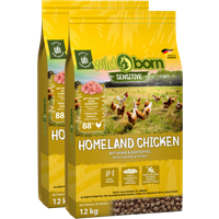 Wildborn Homeland Chicken Doppelpack 2 x 12 kg von Wildborn