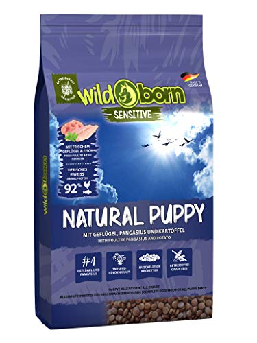 Wildborn Hundefutter getreidefrei Junior Natural Puppy 2kg für Hundewelpen & Junghunde mit frischem Geflügelfleisch | Junior Hundefutter für alle Hunderassen ab 2 Monate von Wildborn