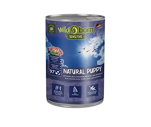 Wildborn Natural Puppy Dose Nassfutter für Welpen 400g (Menge: 6 je Bestelleinheit) von Wildborn