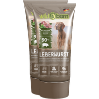 Wildborn Premium Leberwurst aus der Tube 75 g + 75 g gratis Wildborn Premium Leberwurst aus der Tube 75 g + 75 g gratis von Wildborn