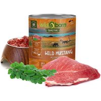 Wildborn Wild Mustang Nassfutter mit Pferd 6x800g getreidefreies Hundefutter aus Deutschland für alle Hunde von Wildborn