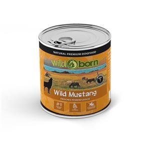 Wildborn Wild Mustang Nassfutter mit Pferdefleisch 6 x 800 g von Wildborn