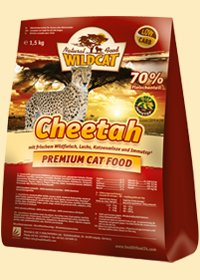 Cheetah Trockenfutter für Katzen mit Wild 500g Packung Wildcat von Wildcat