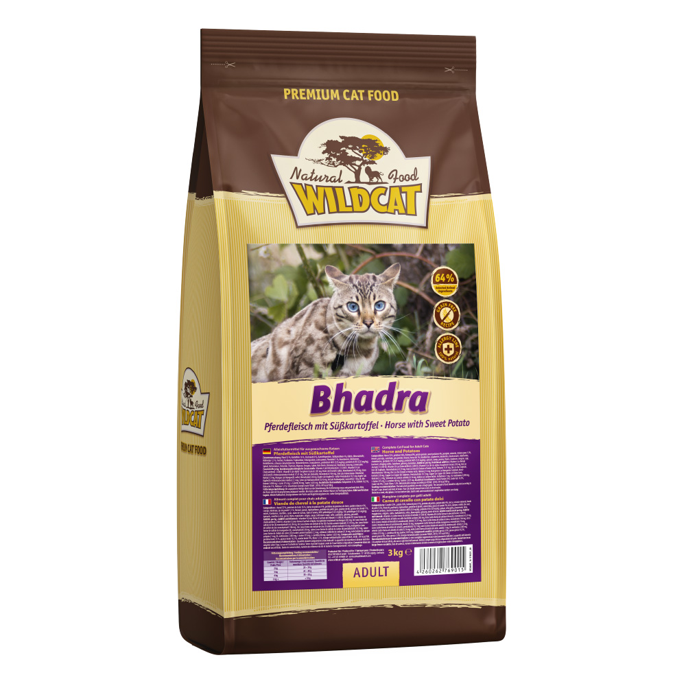 Wildcat | Bhadra Pferdefleisch | Adult | 4 x 3 kg Wildcat | Bhadra Pferdefleisch | Adult | 4 x 3 kg von Wildcat