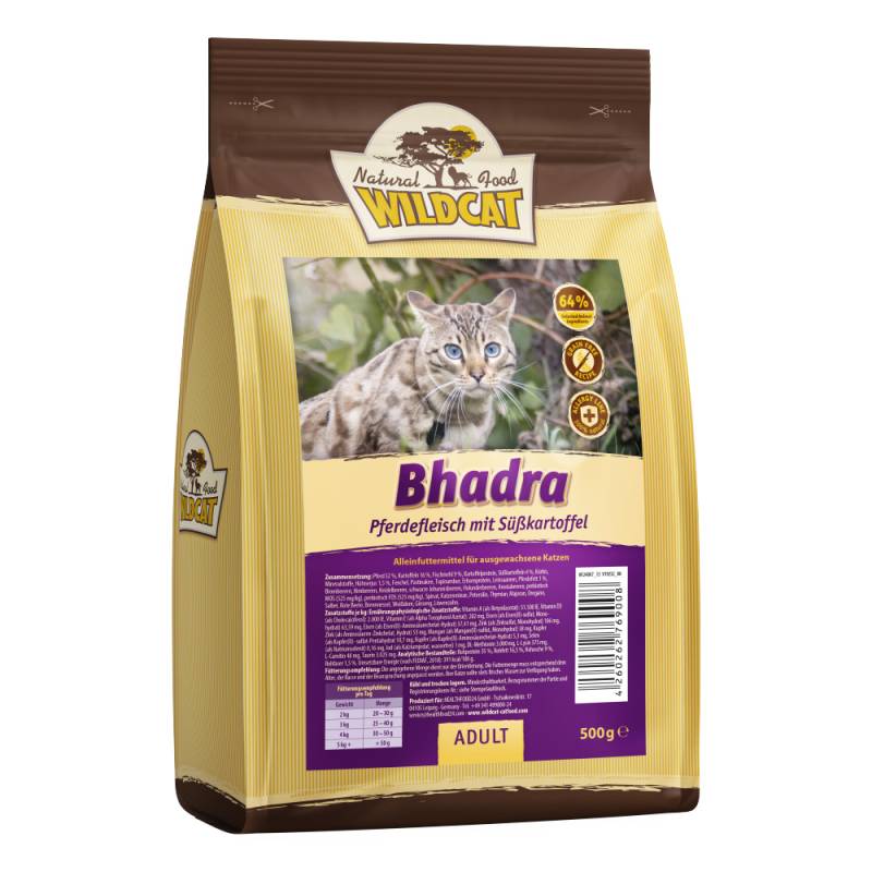 Wildcat | Bhadra Pferdefleisch | Adult | 500 g von Wildcat