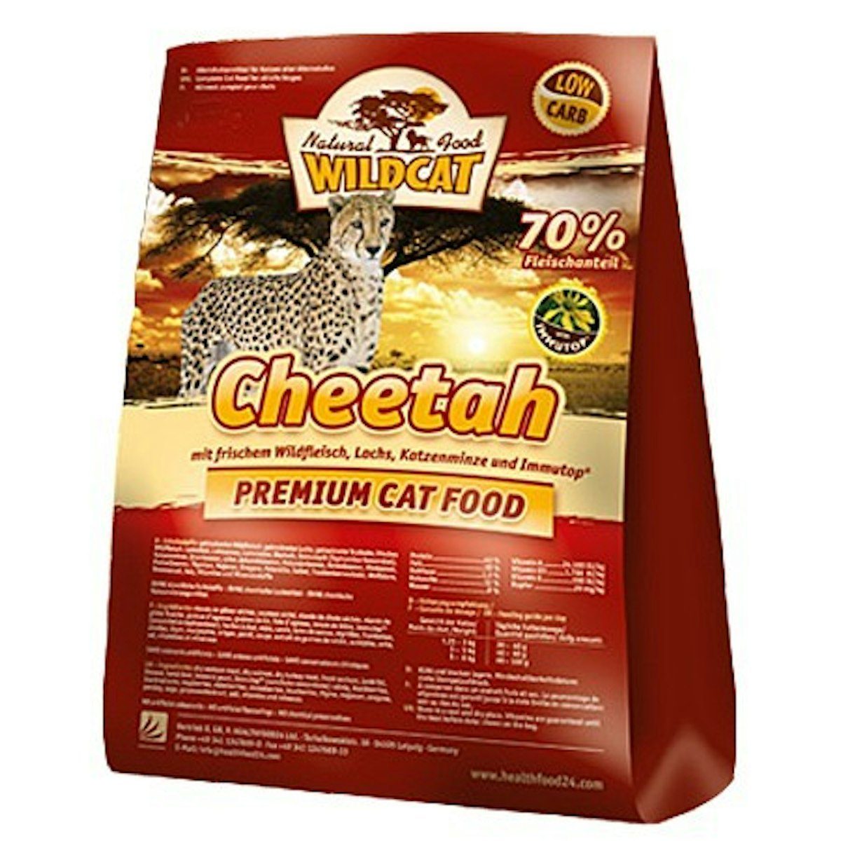 Wildcat Cheetah Wildfleisch & Lachs Katzentrockenfutter von Wildcat