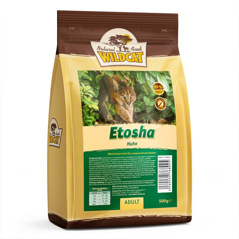 Wildcat | Etosha Huhn & Kartoffel | Adult | 12 x 500 g von Wildcat
