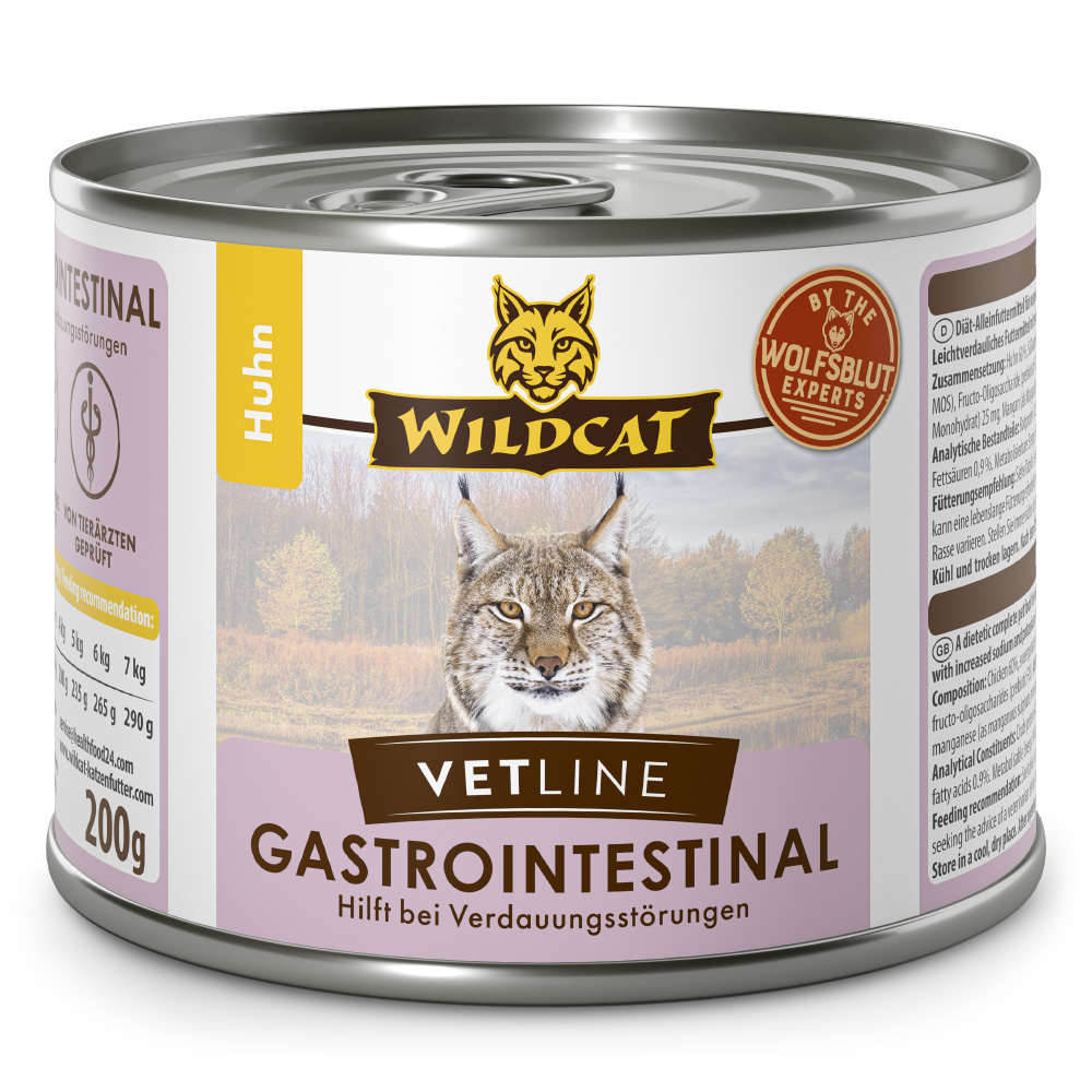 Wildcat | Gastrointestinal Huhn | VetLine | 6 x 200 g von Wildcat