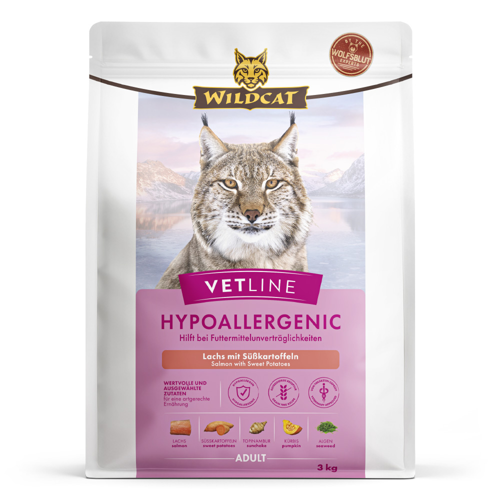 Wildcat | Hypoallergenic Lachs | VetLine | 3 kg von Wildcat