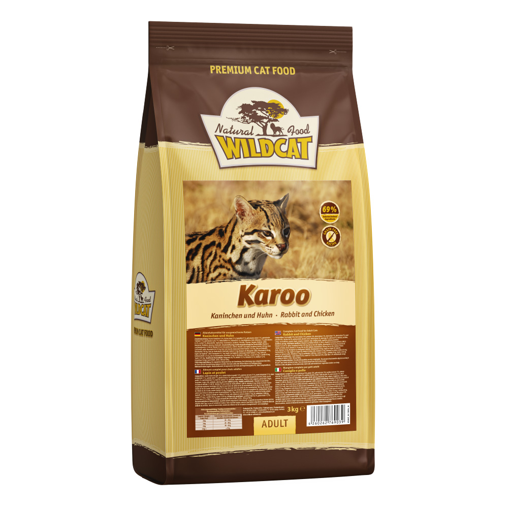 Wildcat | Karoo Kaninchen & Geflügel | Adult | 4 x 3 kg Wildcat | Karoo Kaninchen & Geflügel | Adult | 4 x 3 kg von Wildcat