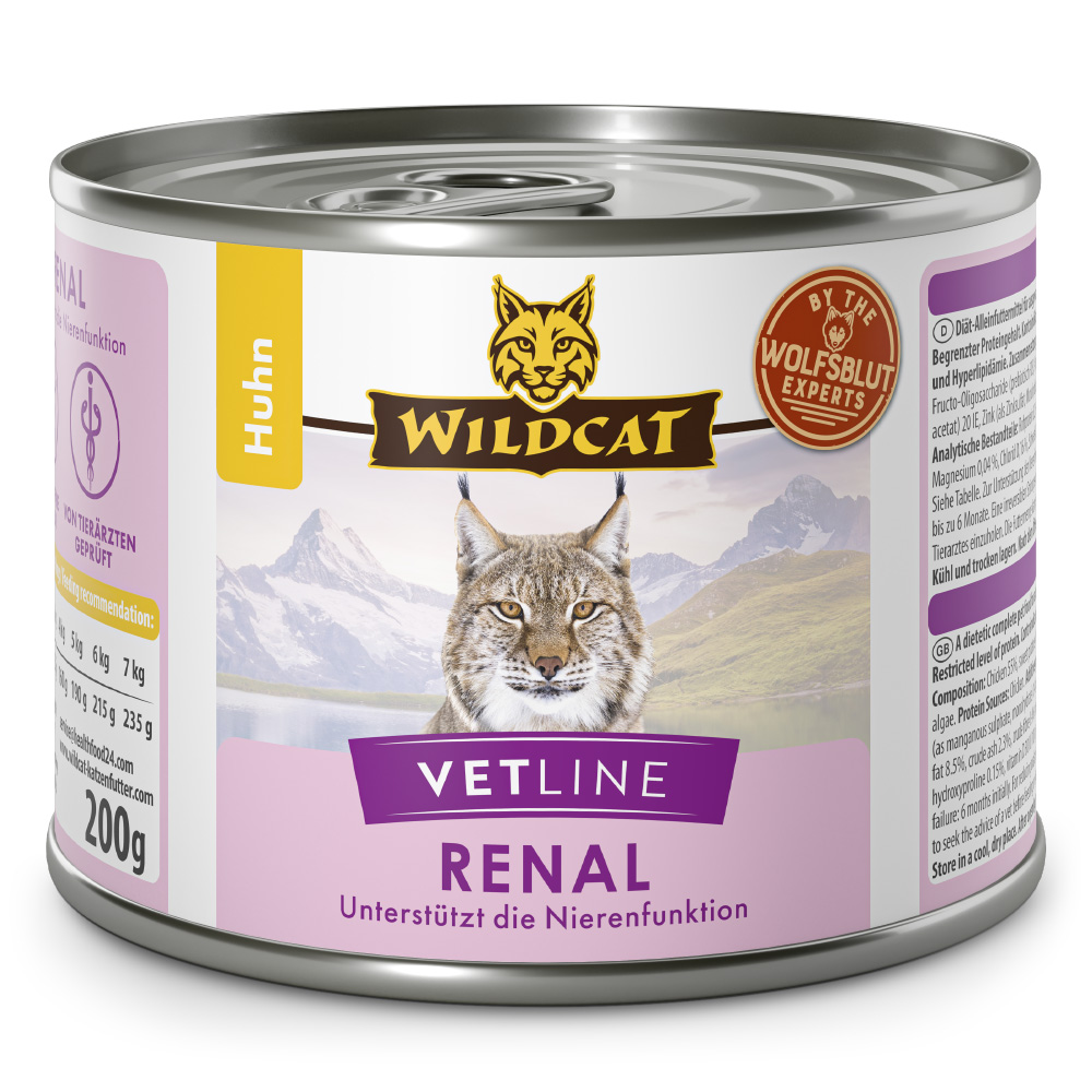 Wildcat | Renal Huhn | VetLine | 6 x 200 g von Wildcat
