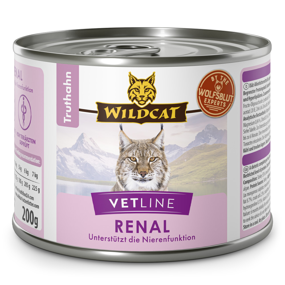 Wildcat | Renal Truthahn | VetLine | 6 x 200 g von Wildcat