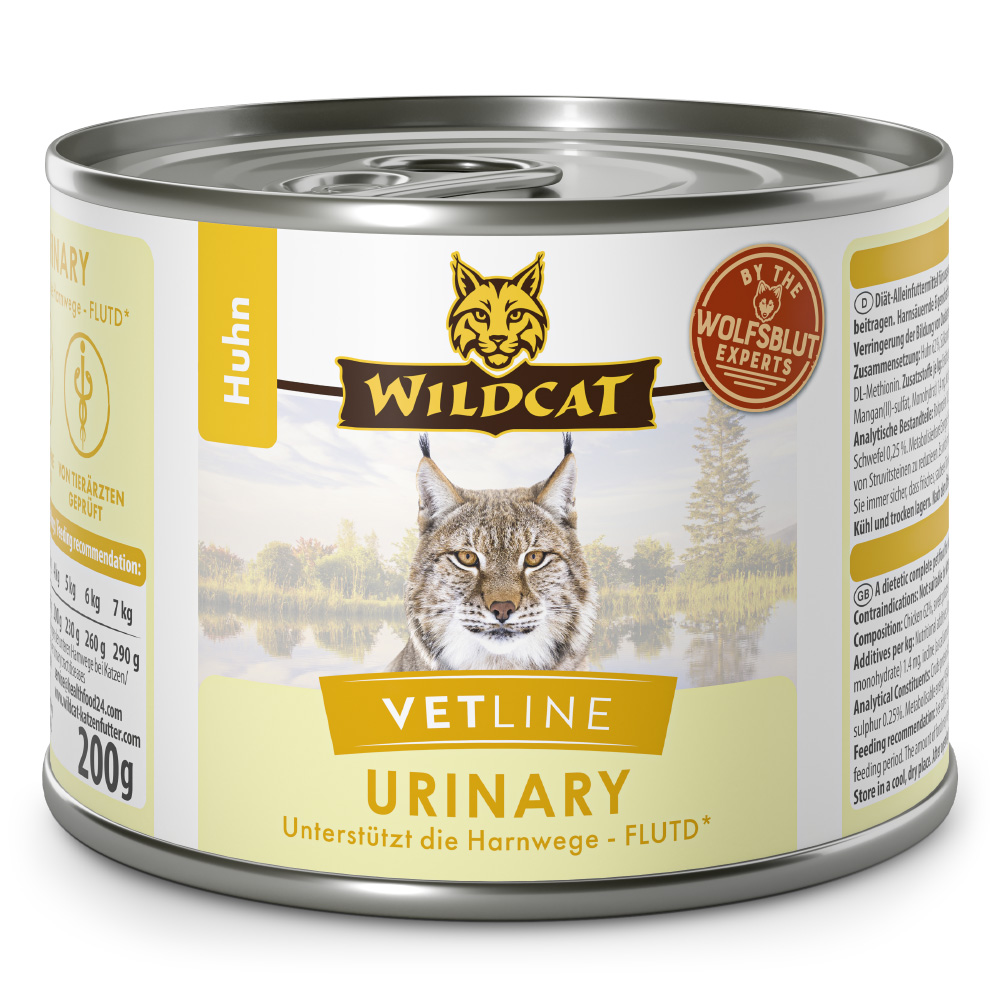 Wildcat | Urinary Huhn | VetLine | 6 x 200 g von Wildcat
