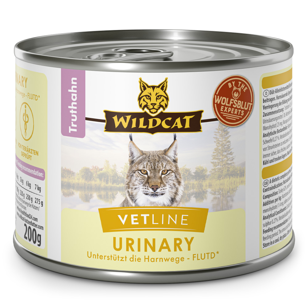 Wildcat | Urinary Truthahn | VetLine | 6 x 200 g von Wildcat
