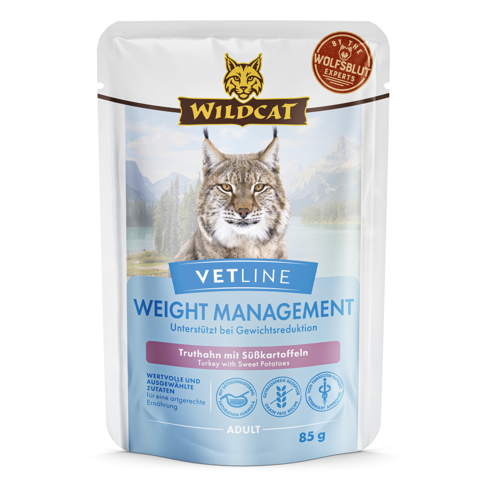 Wildcat | Weight Management Truthahn | VetLine | 12 x 85 g von Wildcat