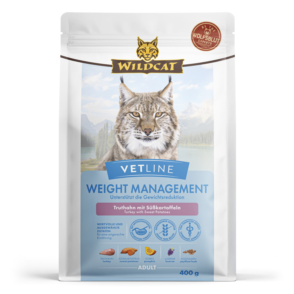 Wildcat | Weight Management Truthahn | VetLine | 4 x 400 g von Wildcat
