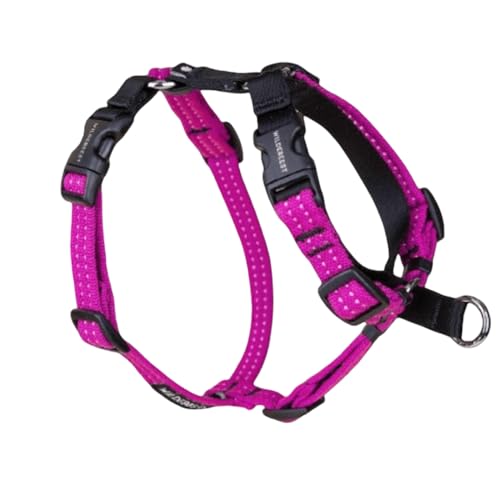Valencia Hundegeschirr, gegen Ziehen, Fuchsia, Größe M Valencia Hundegeschirr, gegen Ziehen, Fuchsia, Größe M von Wildebeest