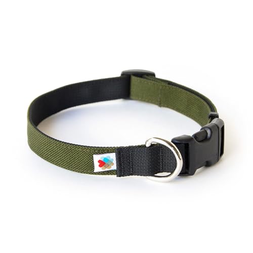 Wildebeest Hundehalsband, Größe M, 25,4–40,6 cm, Olivgrün Wildebeest Hundehalsband, Größe M, 25,4–40,6 cm, Olivgrün von Wildebeest