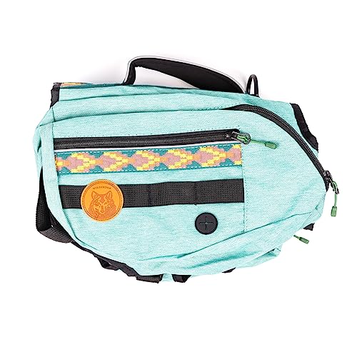 Widlerdog Hunderucksack mit integriertem Geschirr und rückseitig montierter D-Ring-Leinenbefestigung, Griff, zwei Satteltaschen mit insgesamt 4 Taschen, integrierter Kotbeutelspender (Meeresschaumgrün Widlerdog Hunderucksack mit integriertem Geschirr und rückseitig montierter D-Ring-Leinenbefestigung, Griff, zwei Satteltaschen mit insgesamt 4 Taschen, integrierter Kotbeutelspender (Meeresschaumgrün von Wilderdog