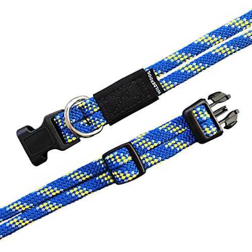 Wilderdog Hundehalsband, Kletterseil, 33-45,7 cm, Größe M, Mariner von Wilderdog
