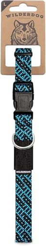 Wilderdog Hundehalsband, Kletterseil, 43,2 cm - 61 cm, groß, 1 Karat von Wilderdog