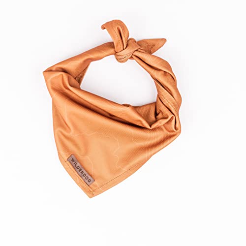 Wilderdog Hundehalstuch aus leichtem, schnell trocknendem Poly-Mischgewebe, Orange Topo von Wilderdog