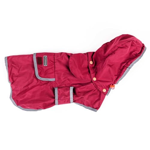 Wilderdog Hundejacke, wasserdichter Regenmantel mit atmungsaktiver Innenseite, abnehmbarer Kapuze, Torso-Riemen, sicheren Verschlüssen, Gesäßtasche und zwei Aufhängeschlaufen, faltbar in Gesäßtasche Wilderdog Hundejacke, wasserdichter Regenmantel mit atmungsaktiver Innenseite, abnehmbarer Kapuze, Torso-Riemen, sicheren Verschlüssen, Gesäßtasche und zwei Aufhängeschlaufen, faltbar in Gesäßtasche von Wilderdog