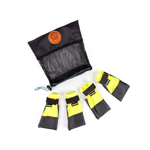 Wilderdog Hundeschuhe, leicht, griffige Gummiunterseite, doppelter Klettverschluss, 4 Stück, Größe S Wilderdog Hundeschuhe, leicht, griffige Gummiunterseite, doppelter Klettverschluss, 4 Stück, Größe S von Wilderdog