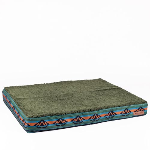 Wilderdog Orthopädisches Hundebett aus Memory-Schaum für schwerelose Ganzkörperentspannung, mit 2-lagigem Premium-Schaumkern mit waschbarem Sherpa-Fleece-Bezug und wasserdichtem Futter und Wilderdog Orthopädisches Hundebett aus Memory-Schaum für schwerelose Ganzkörperentspannung, mit 2-lagigem Premium-Schaumkern mit waschbarem Sherpa-Fleece-Bezug und wasserdichtem Futter und von Wilderdog