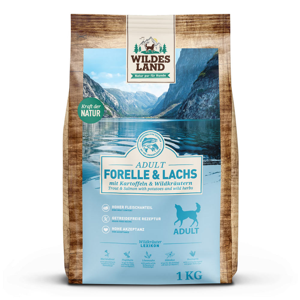 Wildes Land | Forelle & Lachs mit Kartoffel | Classic Adult | 1 kg Wildes Land | Forelle & Lachs mit Kartoffel | Classic Adult | 1 kg von Wildes Land