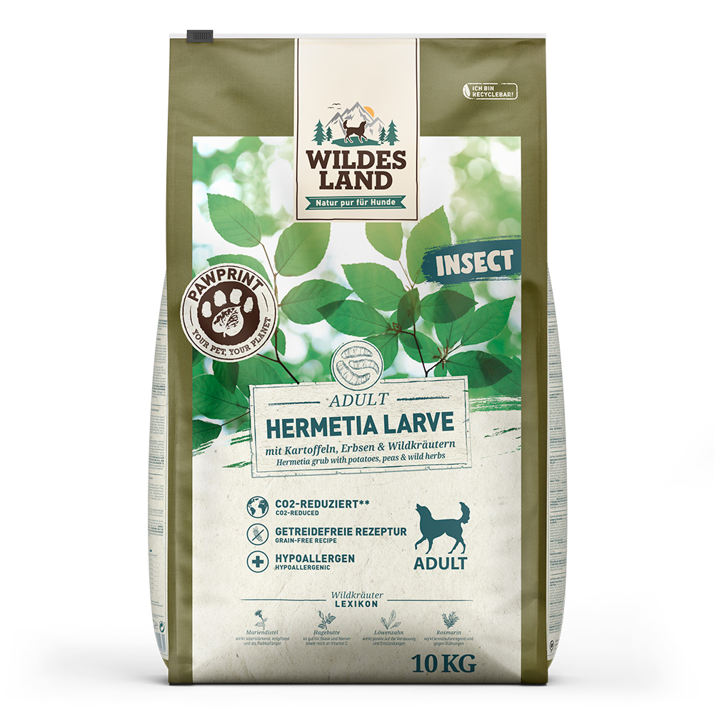 Wildes Land | Hermetia Larve | PawPrint Insect Adult | 10 kg Wildes Land | Hermetia Larve | PawPrint Insect Adult | 10 kg von Wildes Land