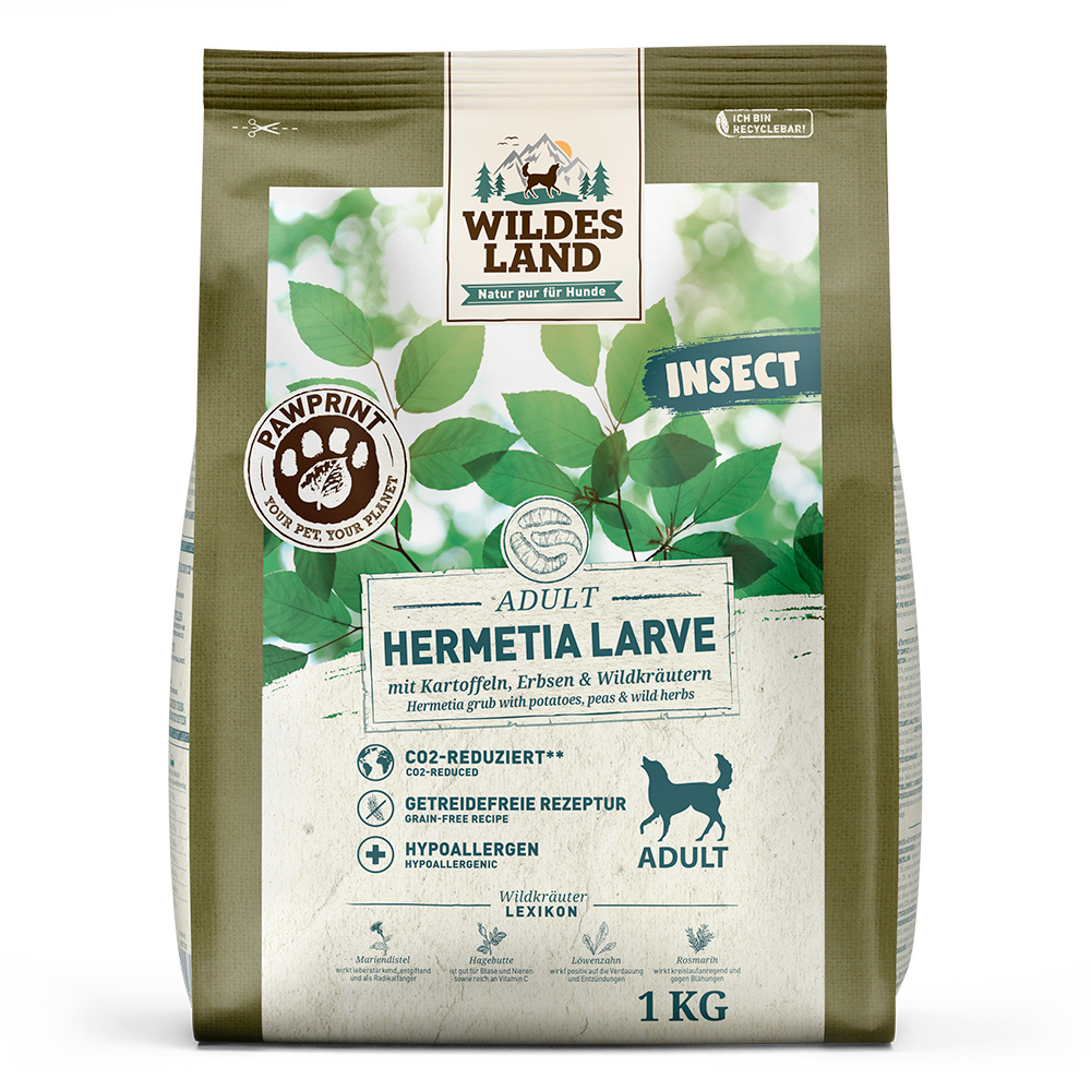 Wildes Land | Hermetia Larve | PawPrint Insect Adult | 5 x 1 kg Wildes Land | Hermetia Larve | PawPrint Insect Adult | 5 x 1 kg von Wildes Land