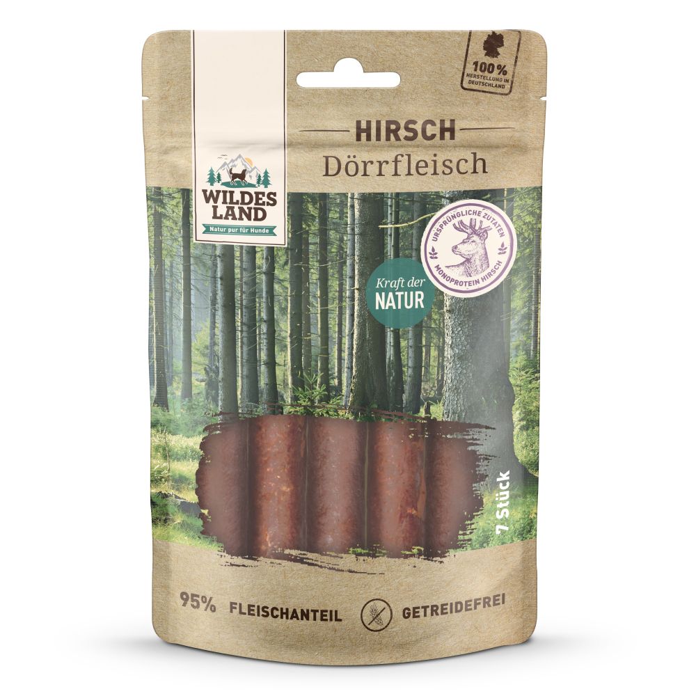Wildes Land | Hirsch | Dörrfleisch | 7 Stück Wildes Land | Hirsch | Dörrfleisch | 7 Stück von Wildes Land