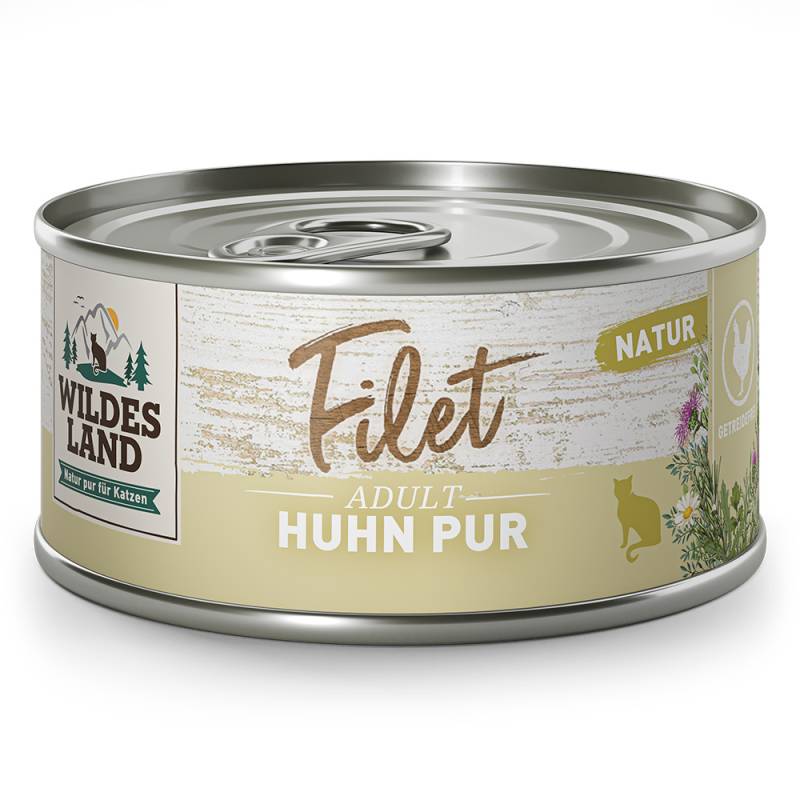 Wildes Land | Huhn Pur | Filet | 12 x 80 g Wildes Land | Huhn Pur | Filet | 12 x 80 g von Wildes Land