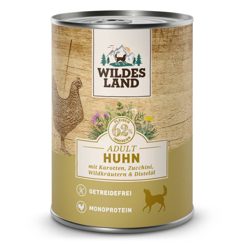 Wildes Land | Huhn mit Karotte | Classic Adult | 30 x 400 g Wildes Land | Huhn mit Karotte | Classic Adult | 30 x 400 g von Wildes Land