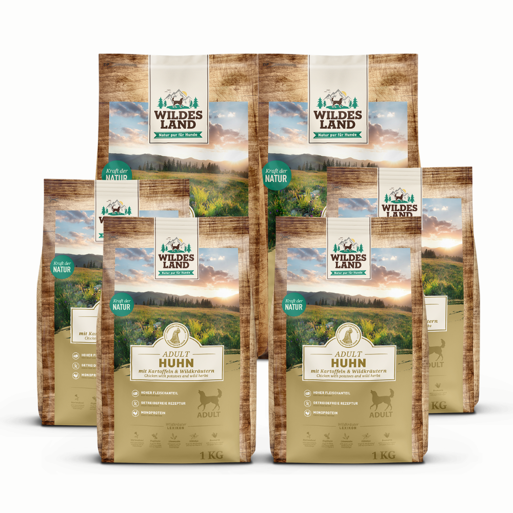 Wildes Land | Huhn mit Kartoffel | Classic Adult | 28 kg von Wildes Land